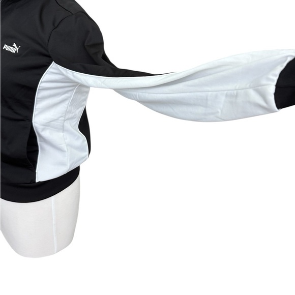 New Puma AGILE Black and White Track Jacket Size Small - Picture 3 of 10